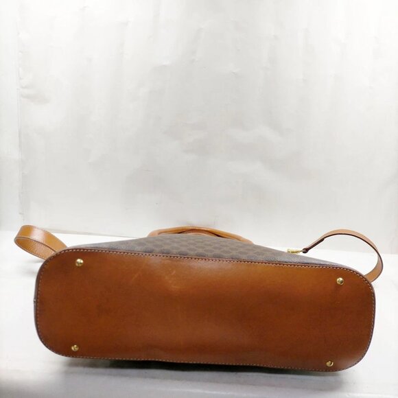 CELINE Hand Bag Brown PVC 450-052925 - Picture 5 of 13